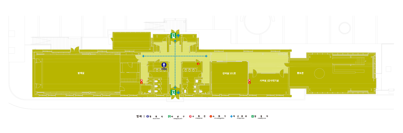 1층 비상대피도