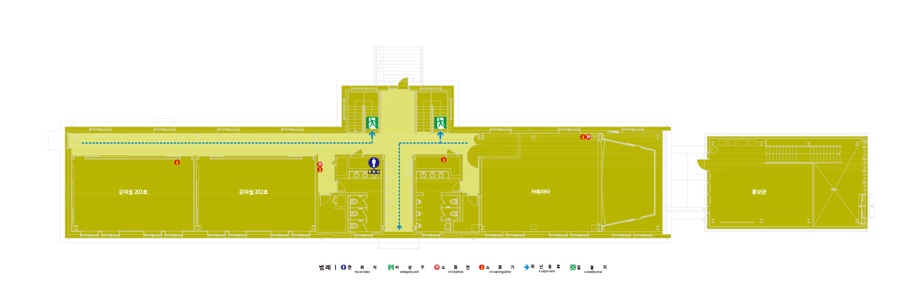 2층 비상대피도